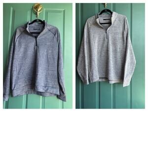 Lot of 2 Greg Norman quarter zip pullovers